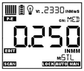 TI-25MX Display